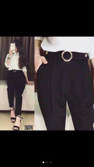 Combo 6 quần baggy vải chất đẹp