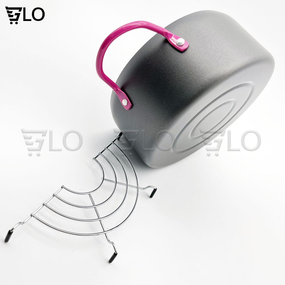 Nồi Chiên Lọc Dầu Đường Kính 18cm (Tặng Kèm Vỉ Gác Chảo)