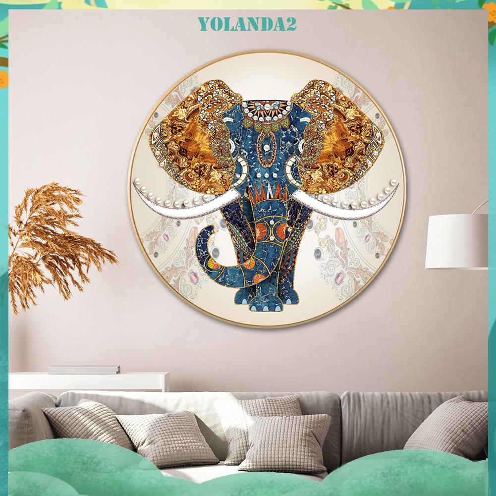 Tranh Thêu Chữ Thập Vải Canvas 50x50cm 11ct Hình Động Vật Và Hoa