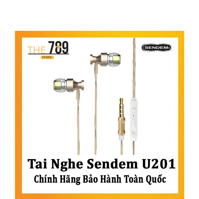 [Mã ELFLASH5 giảm 20K đơn 50K] Tai Nghe Sendem U201 - Âm Thanh Siêu Hay - Tràn Đầy Cảm Xúc