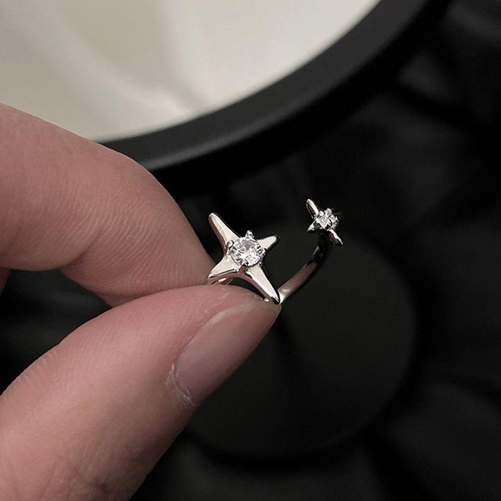 Nhẫn Hở Phong Cách Punk Cổ Điển Thanh Lịch Có Thể Điều Chỉnh Cho Nữ