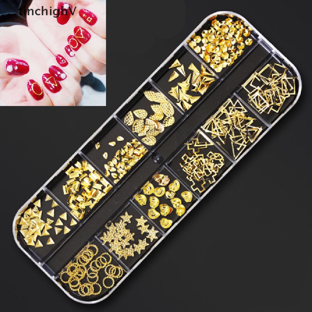 Hạt 3d nhiều kiểu trang trí móng tay nghệ thuật