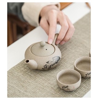 Bộ ấm chén gốm sứ cao cấp 1 ấm 4 chén (sứ nhám cao cấp, hàng loại 1)