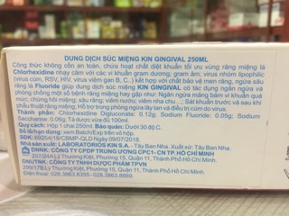 Nước súc miệng KIN GINGIVAL 250ml