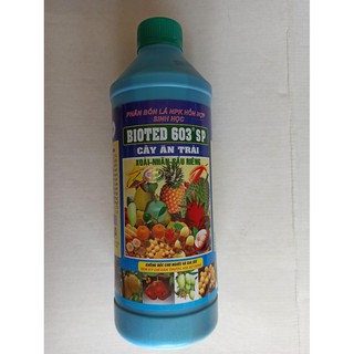 Phân bón lá bioted 603 supper - chai 1 lít