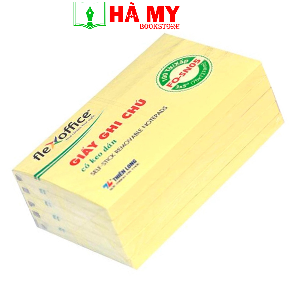 [Hỏa Tốc] Giấy note, Giấy ghi chú 3x5 FO-SN05 - Sản phẩm chính hãng Thiên Long