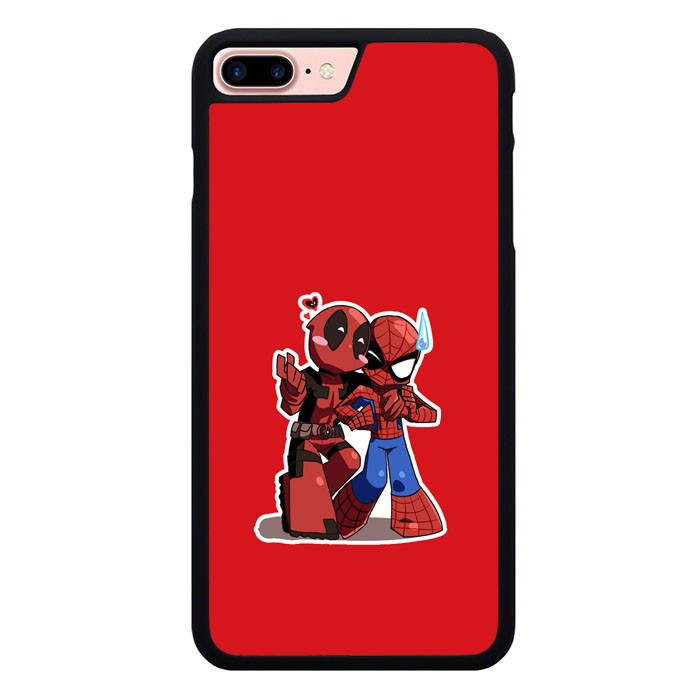 Ốp Điện Thoại Họa Tiết Deadpool / Spiderman Chibi Yd0147 Cho Iphone X