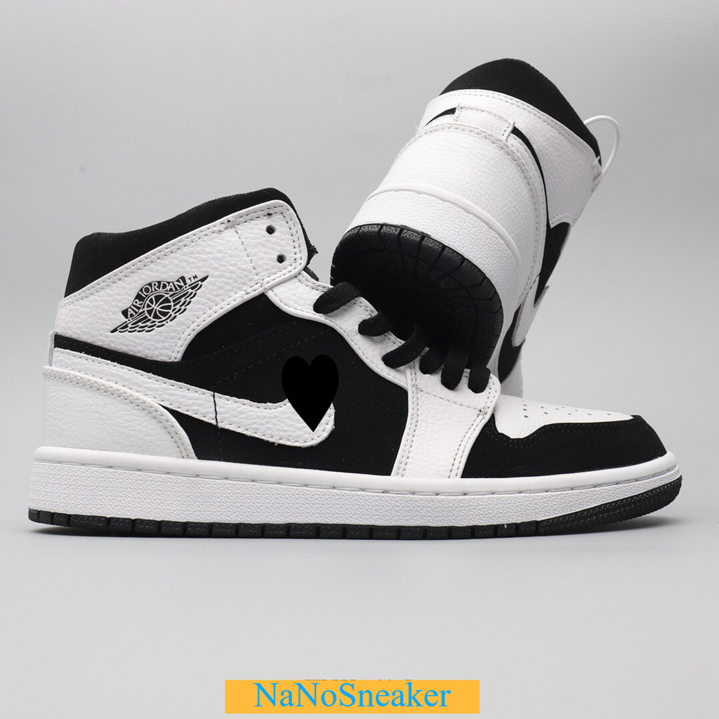 Giày thể thao A.I.R JO.R.DẦN 1 đen trắng cổ cao siêu đẹp cho nam và nữ | BigBuy360 - bigbuy360.vn