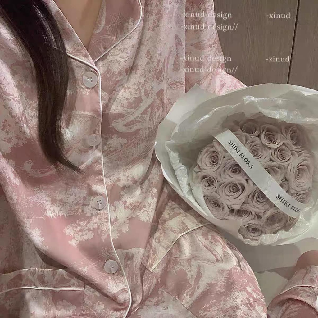 Bộ đồ ngủ KAMI BABIE lụa pháp sang chảnh