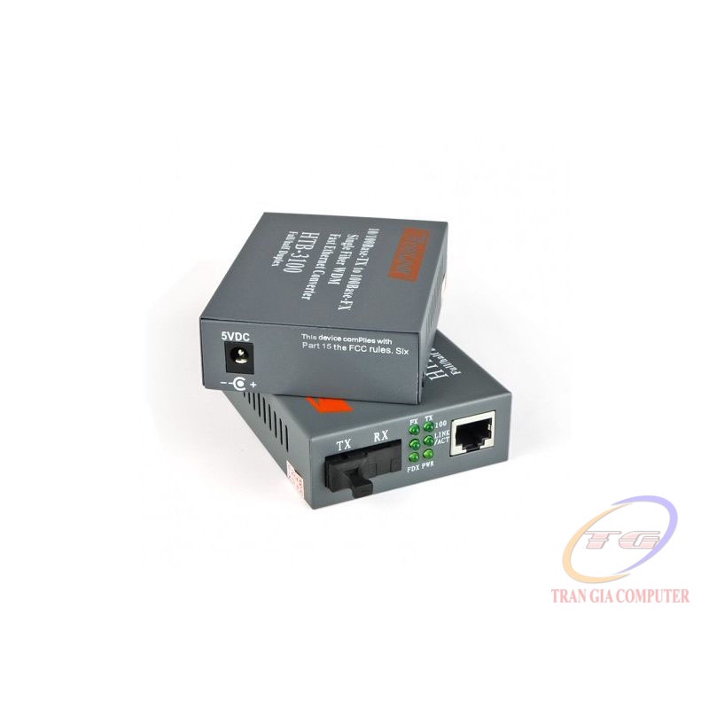 Converter quang HTB-3100 A và B 25Km NetLink bán theo cặp A và B