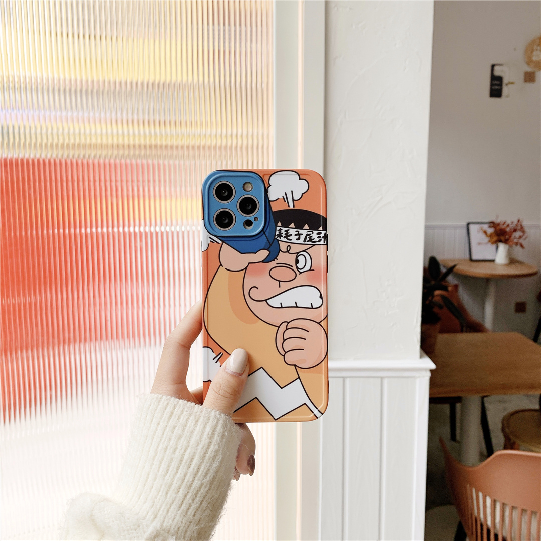 Ốp lưng điện thoại nhựa mềm hình Crayon Shin-chan cho iPhone12 mini 11 PRO MAX 7/8plus SE2020 X/XS XR XSMAX | BigBuy360 - bigbuy360.vn