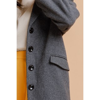 Áo khoác dạ cổ bẻ - 92Wear