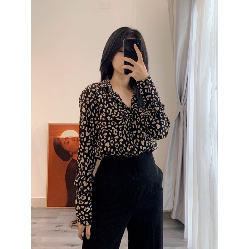 Áo sơ mi hoạ tiết