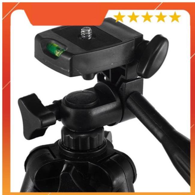 Gậy 3 chân chụp hình máy ảnh, điện thoại Tripod TF - 3110, Tripod chụp ảnh livetream, Chân đế điện thoại quay tiktok