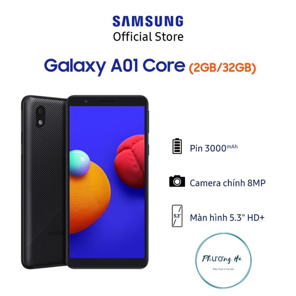 Điện Thoại Samsung Galaxy A01 Core (2GB/32GB) - Hàng Chính Hãng