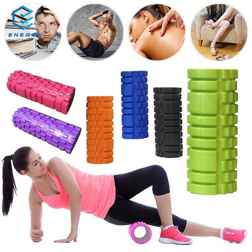 Con Lăn Yoga Foam Roller Massage, Dãn Cơ Tập Gym