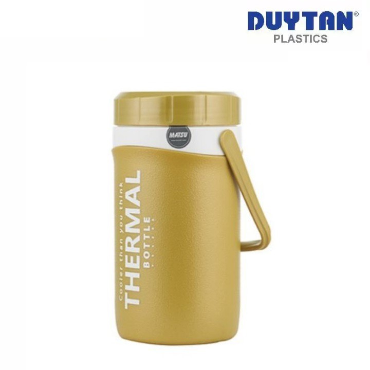 Bình giữ nhiệt Duy Tân Matsu màu nhũ dung tích 1.5L - Kích thước 13 x 13 x 23.5 cm