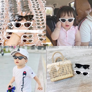 Kính râm mắt mèo cho bé từ 1tuổi đến 4tuổi chống tia uv, phong cách bao ngầu