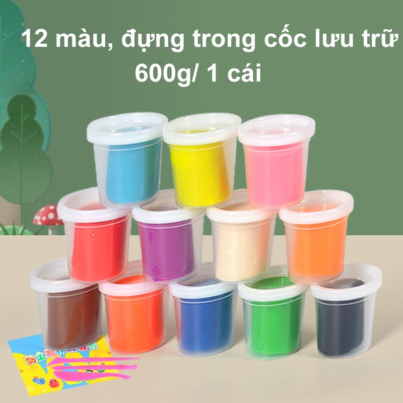 Set Đất Nặn Đầy Màu Sắc Sinh Động An Toàn Cho Các Bé Tự Do Sáng Tạo