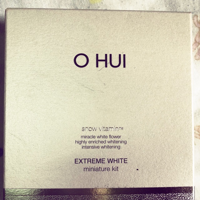 Set Ohui extreme White 3 pcs