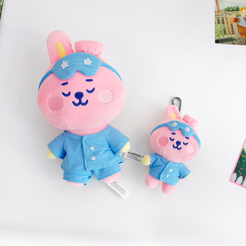 Móc Khóa Hình Búp Bê BT21 Nhồi Bông Dễ Thương