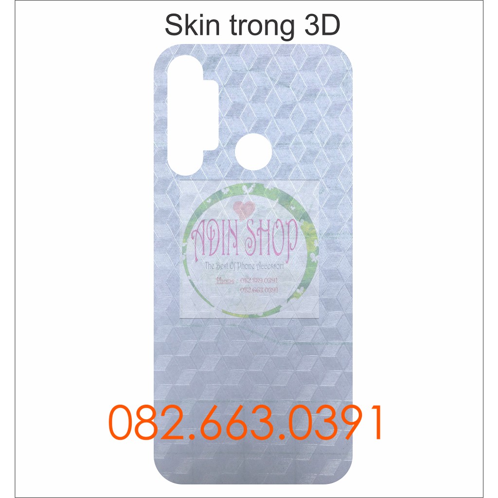 Miếng dán mặt lưng skin carbon Realme 5i