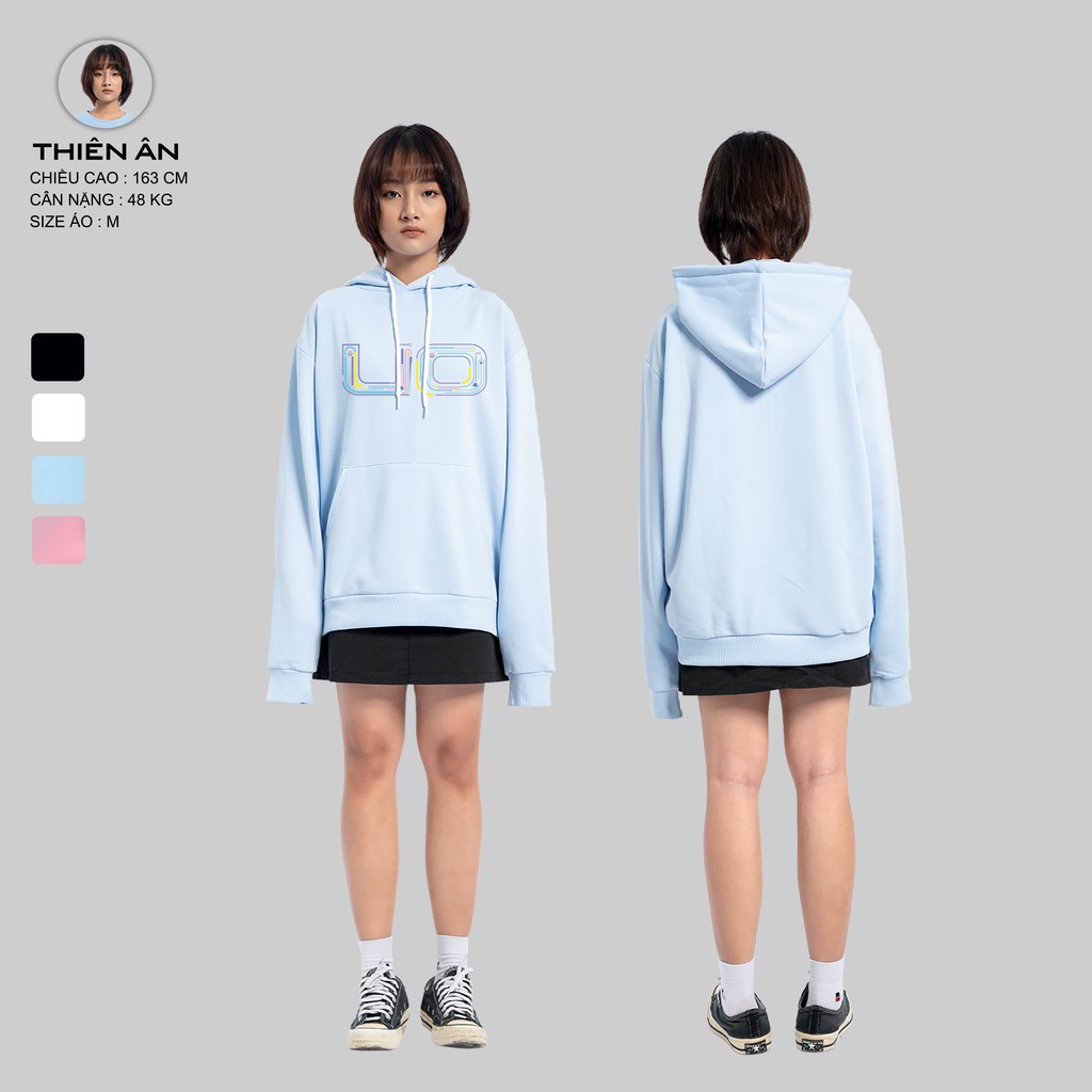 Áo Hoodie Nam Nữ Form Rộng URBAN OUTFITS In Chữ UO HOO10 Chui Đầu Thun Cotton Nỉ Local Brand