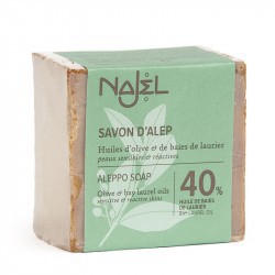 Xà phòng hữu cơ Najel Aleppo Soap 40% 200g