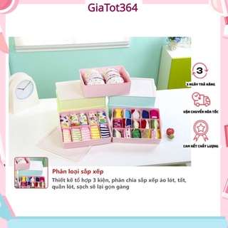 Khay Đựng Đồ Lót Tất đồ dùng khác 15 Ngăn HomeStar