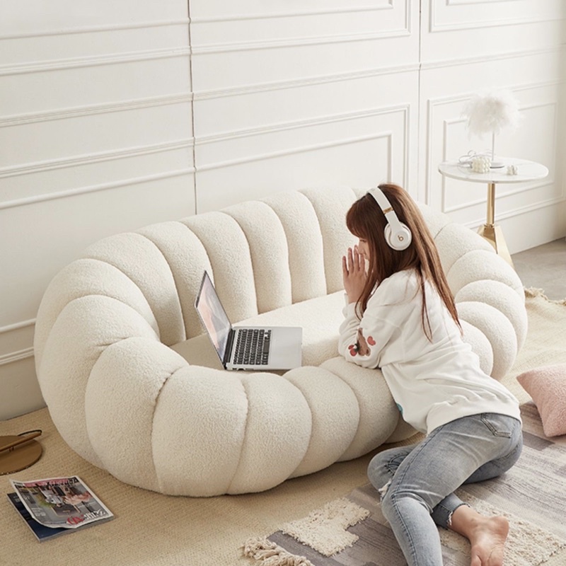 Ghế Sofa Bí ngô len cừu cao cấp - Bắc Âu
