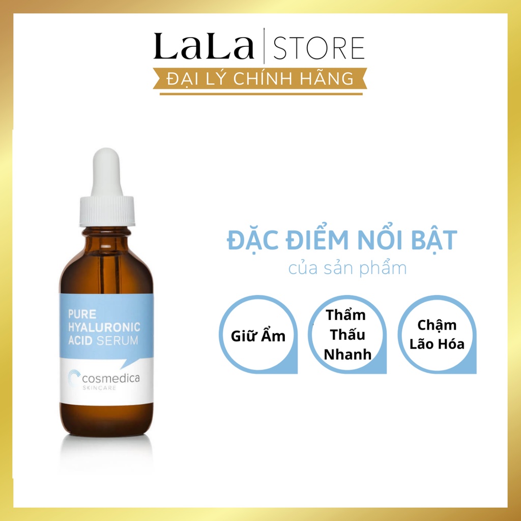 Tinh Chất Dưỡng Ẩm Cosmedica - Pure Hyaluronic Acid Serum 30ml