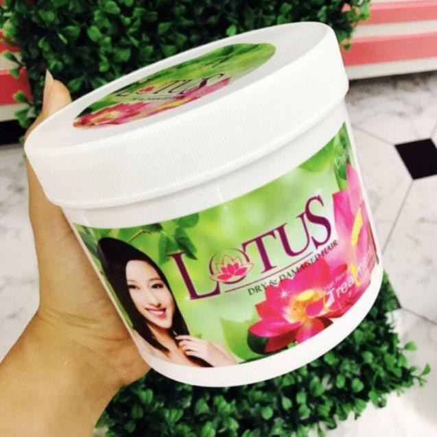 Kem ủ tóc hoa sen Lotus 550ml