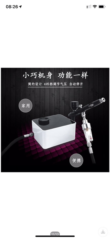 HHS Máy phun màu cao cấp Airbrush mini