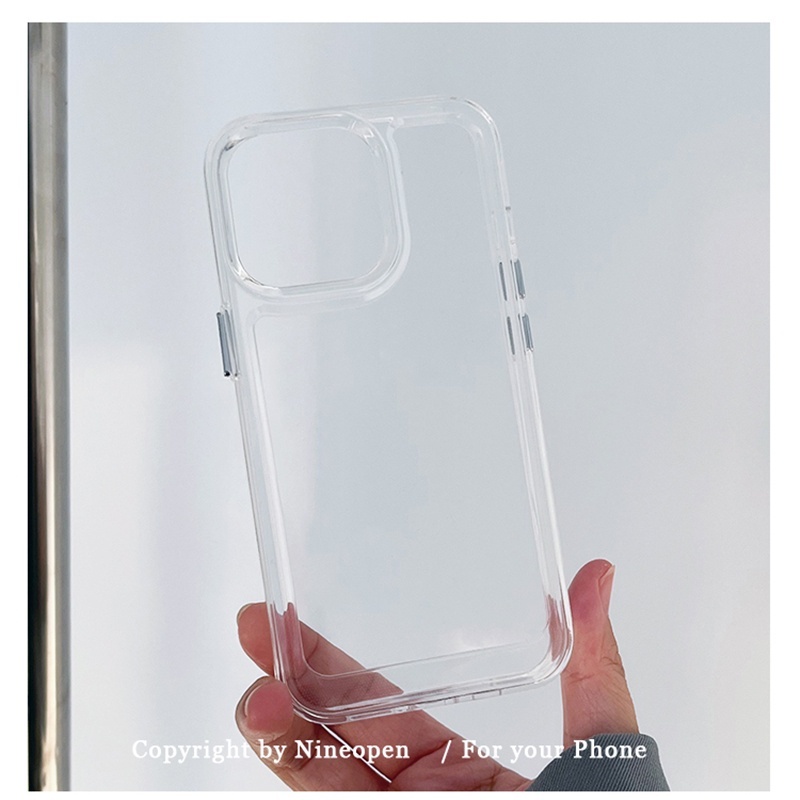 Ốp điện thoại trong suốt chống sốc chống rơi va đập cho iPhone 13 12 11 Pro MAX XS MAX XR X 7+ 8 Plus