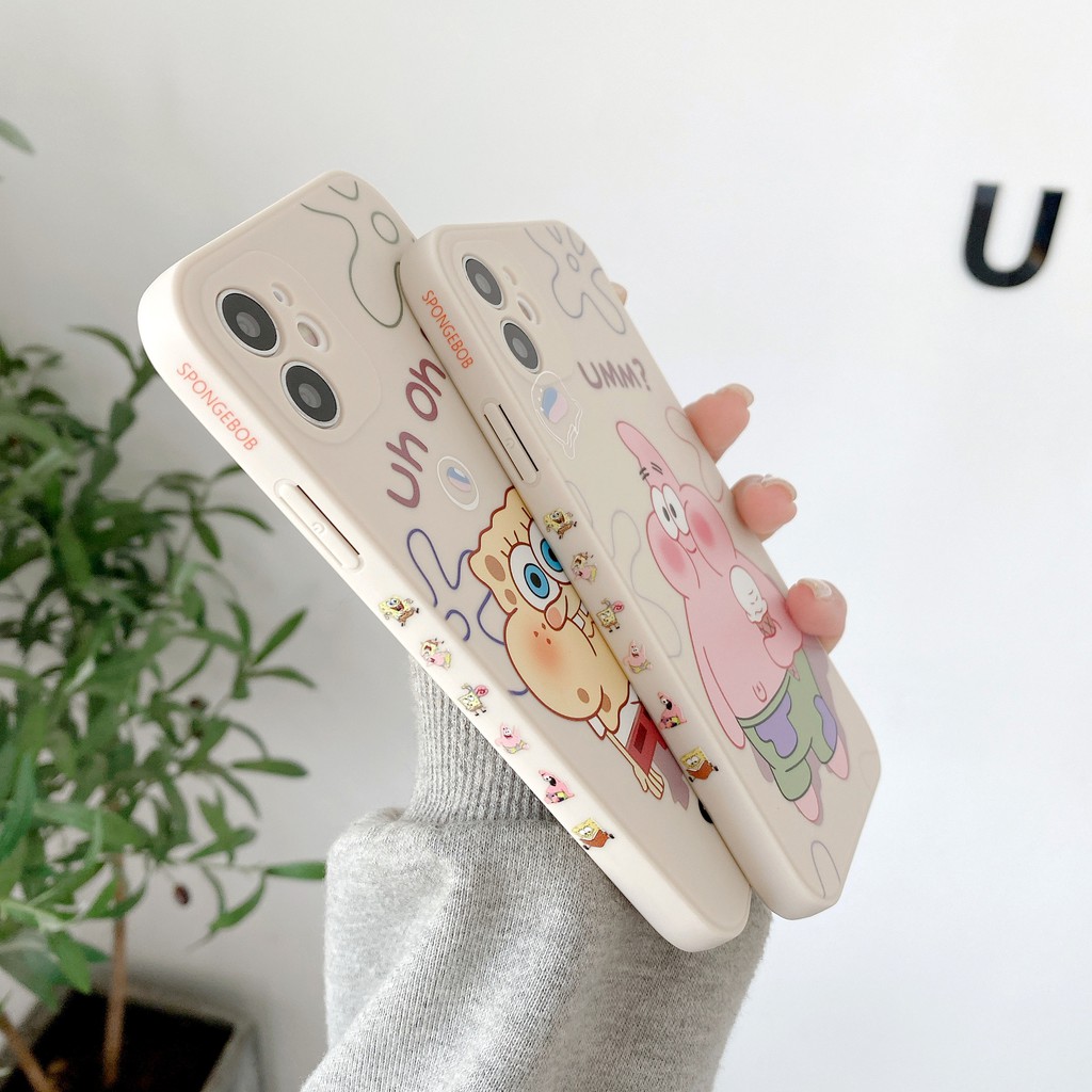 Ốp điện thoại hình SpongeBob  cho 12/12mini/12pro/12pro max/11/11pro/11pro max/xs max/xr/xs/x/8/7/8plus/7plus | BigBuy360 - bigbuy360.vn
