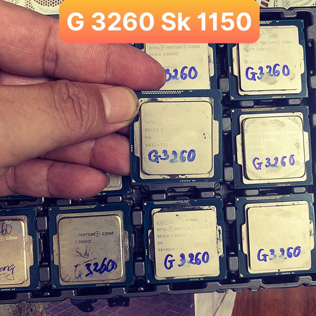 Bộ Vi Xử Lý  CPU G2120-2030 (Sk 1155) - G1840 - G3420 - G3250  - G3260 - G 3450 (Sk 1150) Giá Rẻ Chuẩn - Vi Tính Bắc Hải