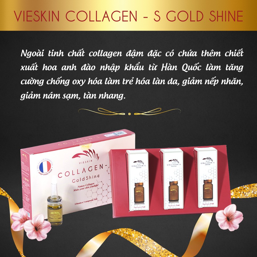 VieSkin Collagen SGoldShine chống lão hoá , mịn da , cấp ẩm ,... ( Chính Hãng ) | BigBuy360 - bigbuy360.vn