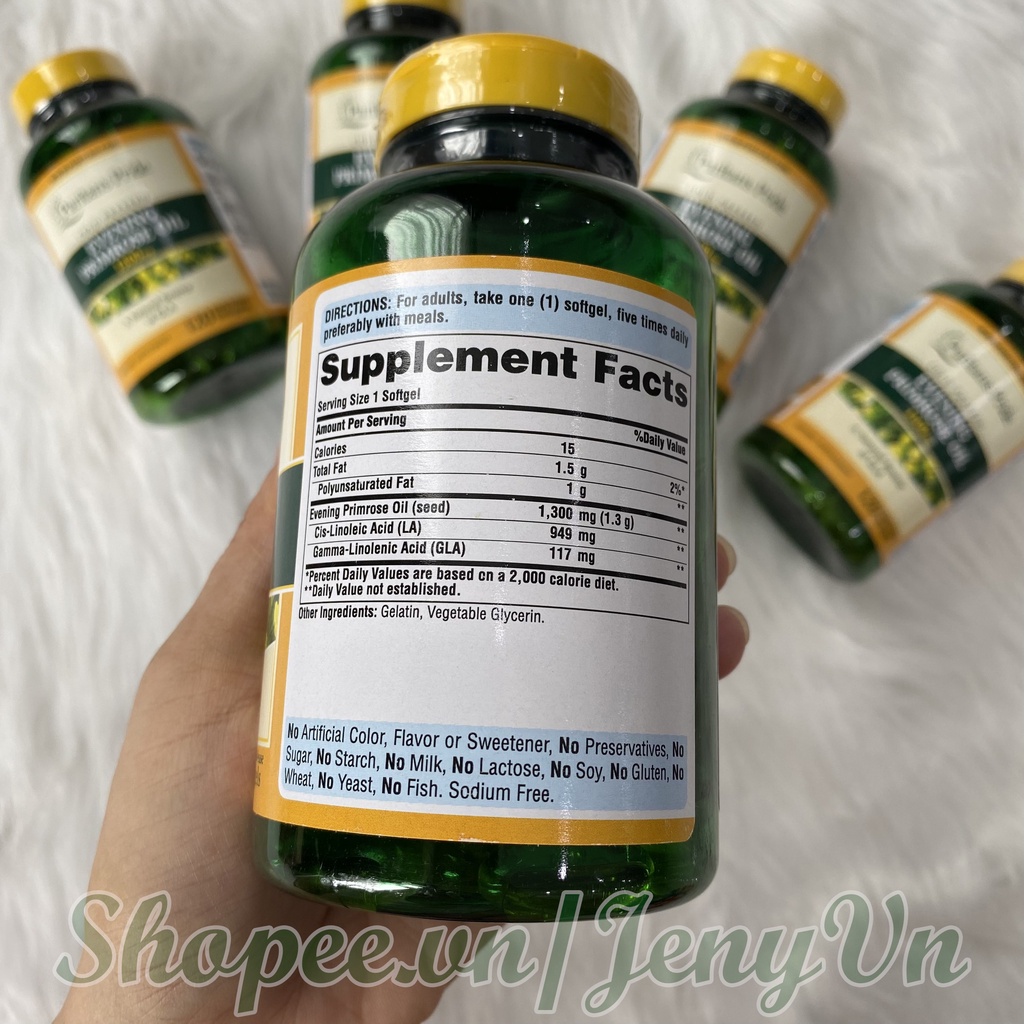 Tinh Dầu Hoa Anh Thảo Evening Primrose Oil Puritan's Pride