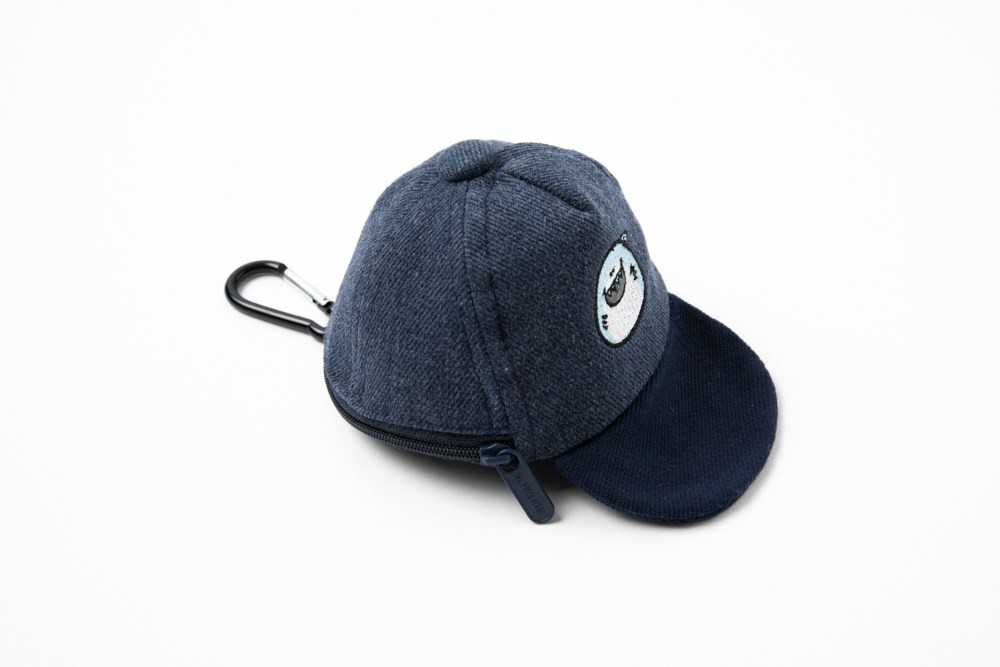 Móc Khóa Ví Tiền ARTBOX Hàn Quốc Hình Chiếc Nón Thêu Hình Boss Màu Xanh Navy