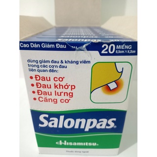 Cao dán SALONPAS Hộp 20 miếng