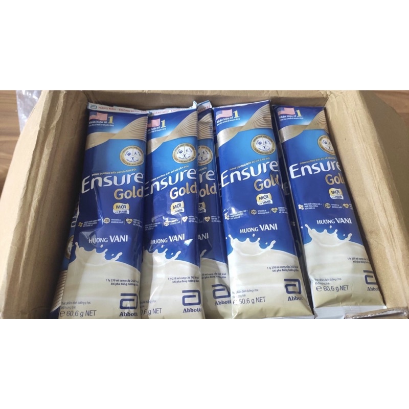 Sữa Bột Ensure hương vani - vani ít ngọt