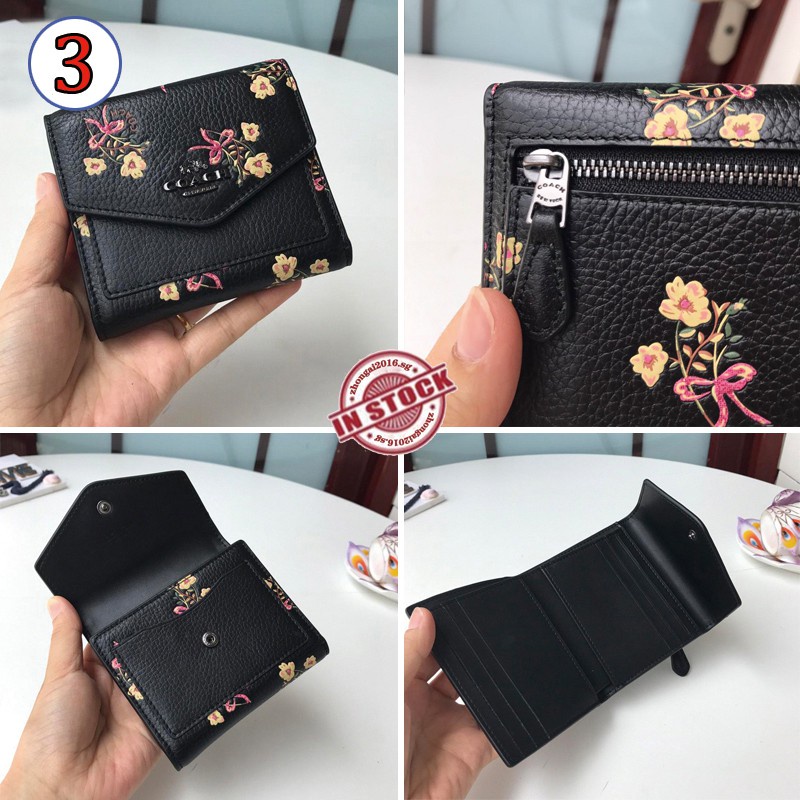 Ví COACH / ví nữ / ví ngắn / ví thời trang cổ điển / ví da 28445