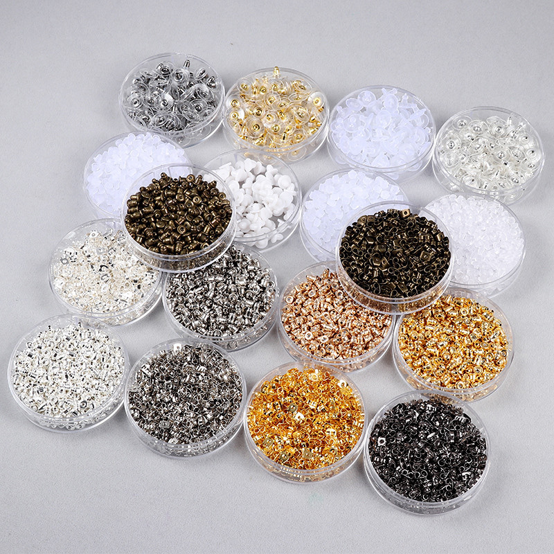 Nút Bịt Tai Handmade Bằng Silicone Chống Trượt Dùng Làm Bông Tai diy