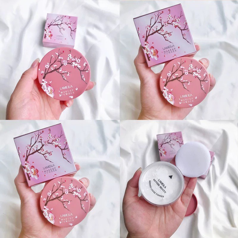 [Mã SRJULY1619 giảm 15K đơn 50K] Phấn Phủ Dạng Bột Lameila Anh Đào Gather Beauty Colour Auth Nội Địa sỉ KAng | BigBuy360 - bigbuy360.vn