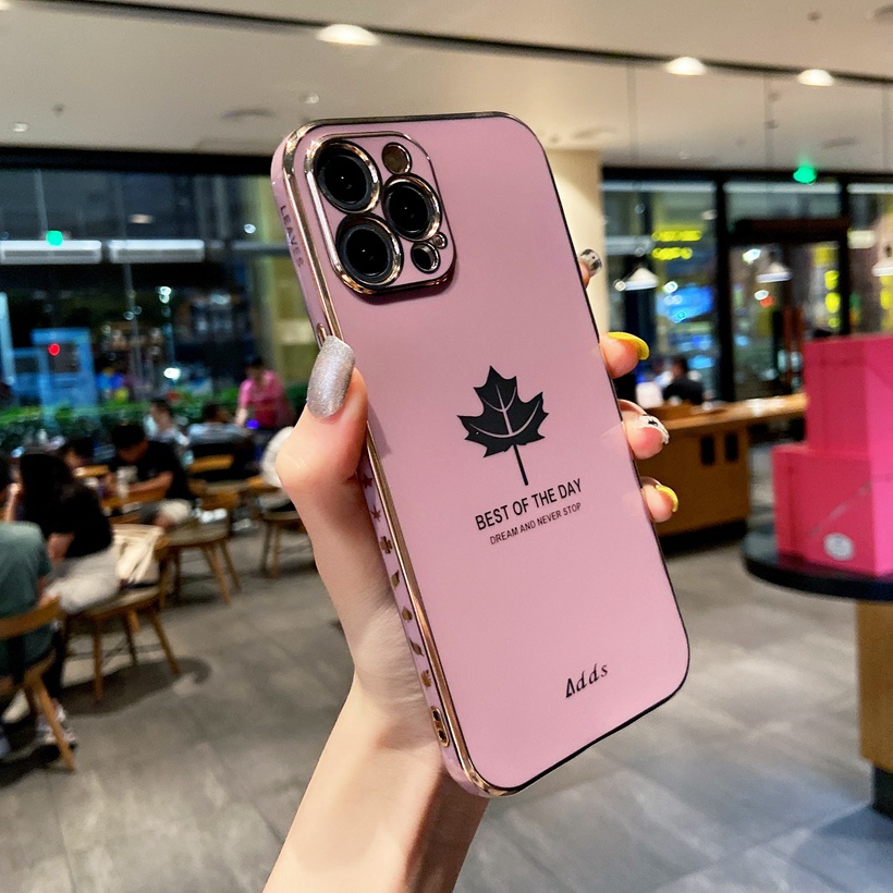 Ốp Lưng HọA TiếT Lá Phong ChốNg TrầY XướC Cho Xiaomi Mi Poco F3 X3 GT M3 Pro 11 Lite Redmi Note 11s 11 10 9 Pro 9s 8