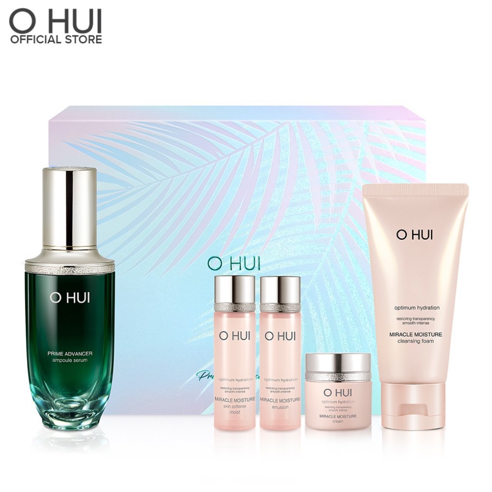 Bộ Combo 5 Món OHUI Prime Advancer Ampoule Serum 177ml