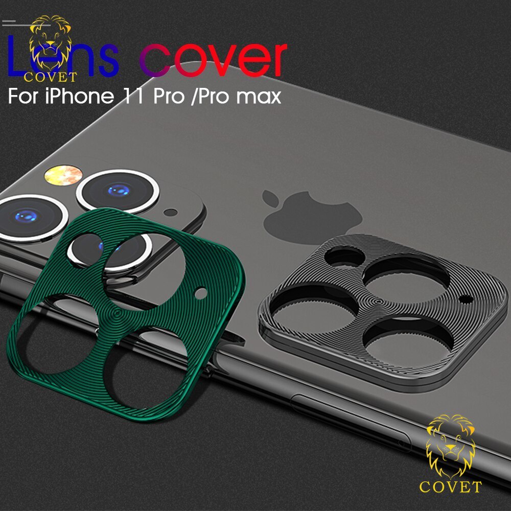 Miếng Dán Bảo Vệ Camera Bằng Kim Loại Cho iPhone11 12 13 Pro Max mini XS XR XS Max 7 8 Plus SE2020