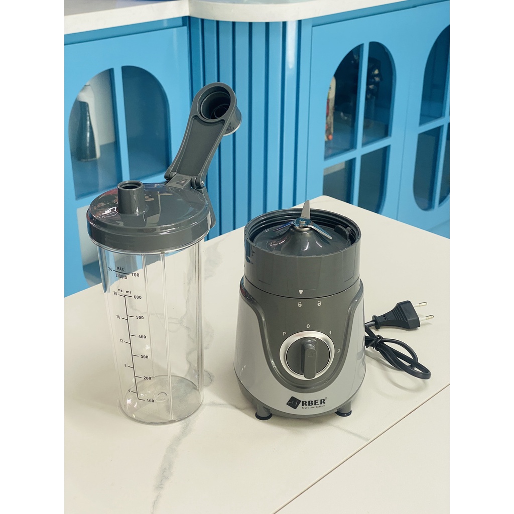 Máy xay sinh tố Arber ST01 dung tích 700ml cối nhựa, máy xay Máy pha, trộn, xay đá nhỏ bảo hành 12 tháng