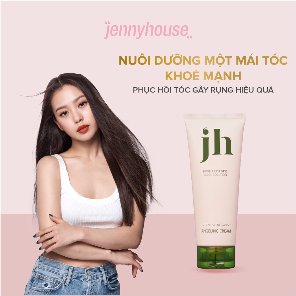 Kem Dưỡng Ẩm Cho Tóc JENNY HOUSE Leave-In Angelring Cream 150ml - Phục Hồi Tóc Gãy Rụng Bảo Vệ Tóc