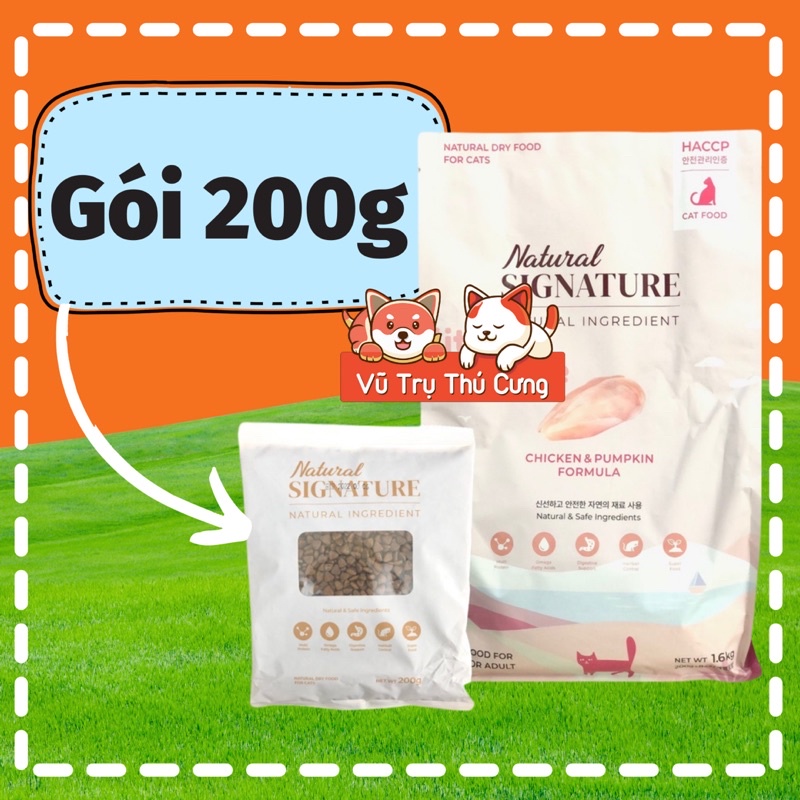 Hạt hữu cơ Natural Signature cho Mèo, bổ sung dinh dưỡng